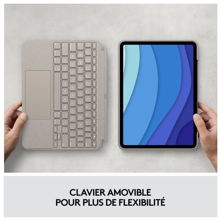 Etui clavier - Logitech - Combo Touch - Pour iPad Pro 11 pouces (1e, 2e, 3e et 4e générations) Etui clavier - Logitech - Combo Touch - Pour iPad Pro 11 pouces (1e, 2e, 3e et 4e générations)