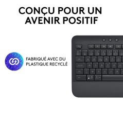 Clavier - Sans fil - Logitech - Signature K650 - AZERTY - Ergonomique