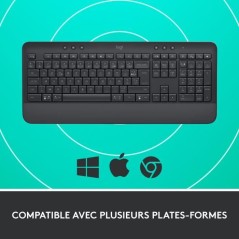 Clavier - Sans fil - Logitech - Signature K650 - AZERTY - Ergonomique