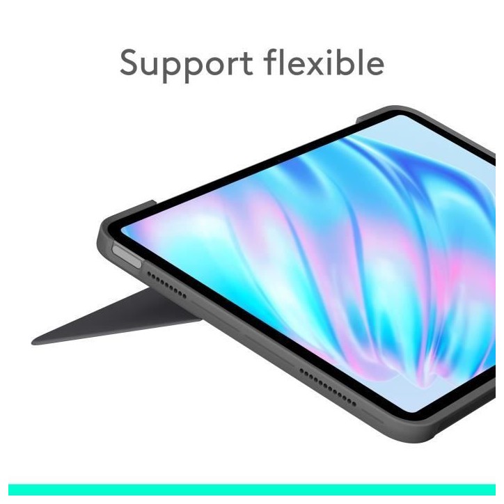 Etui clavier - Logitech - Combo Touch - Pour iPad Air 11 (M2, M3 & M4) & Ipad Air (5e génération) - Gris Etui clavier - Logitech - Combo Touch - Pour iPad Air 11 (M2, M3 & M4) & Ipad Air (5e génération) - Gris