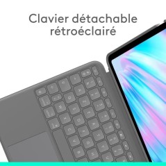 Etui clavier - Logitech - Combo Touch - Pour iPad Air 11 (M2, M3 & M4)