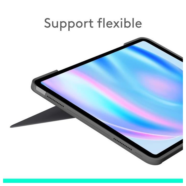 Etui clavier - Logitech - Combo Touch - Pour iPad Air 13 pouces (M2, M3 et M4) (2024, 2025 et 2026) Etui clavier - Logitech - Combo Touch - Pour iPad Air 13 pouces (M2, M3 et M4) (2024, 2025 et 2026)