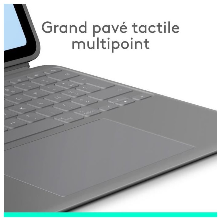 Etui clavier - Logitech - Combo Touch - Pour iPad Air 13 pouces (M2, M3 et M4) (2024, 2025 et 2026) Etui clavier - Logitech - Combo Touch - Pour iPad Air 13 pouces (M2, M3 et M4) (2024, 2025 et 2026)