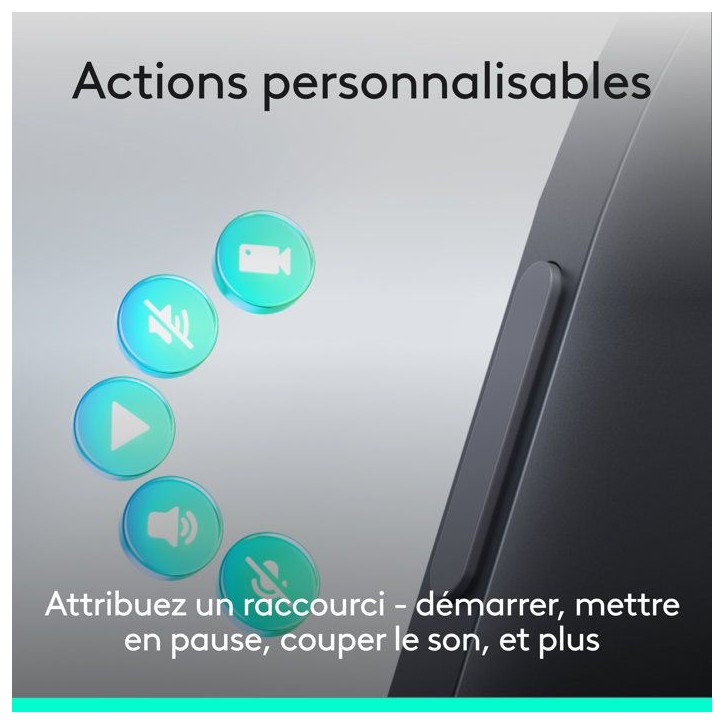 Télécommande de présentation - Sans fil - Logitech - Spotlight 2 - Bluetooth/USB-C - Graphite