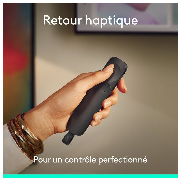 Télécommande de présentation - Sans fil - Logitech - Spotlight 2 - Bluetooth/USB-C - Sable