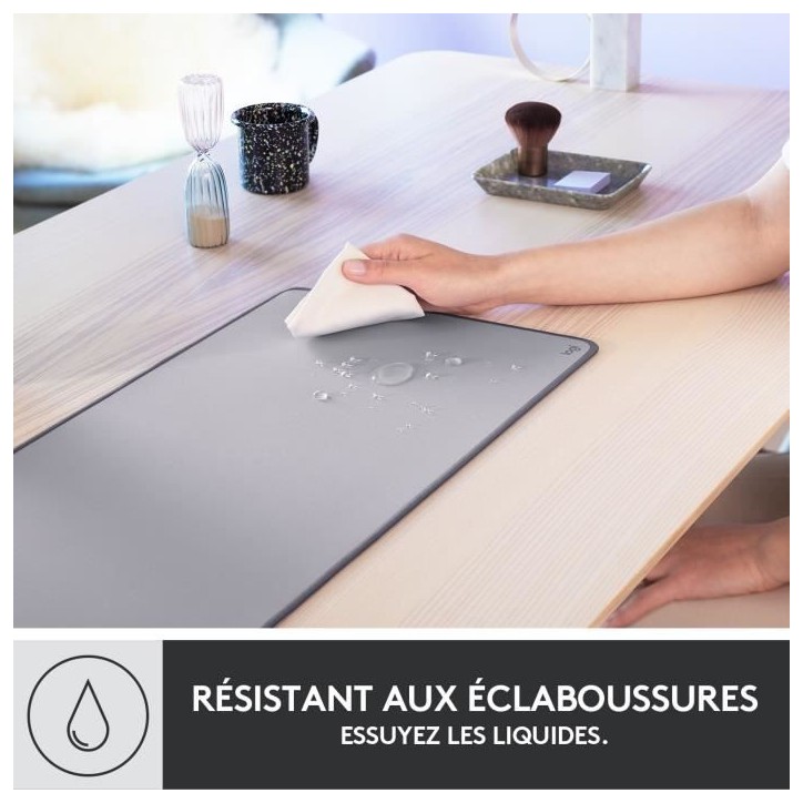 Tapis de souris - Logitech - Desk Mat - Studio Série - Gris Tapis de souris - Logitech - Desk Mat - Studio Série - Gris