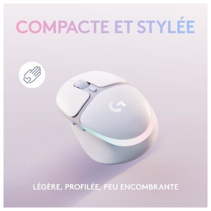 Souris Gamer - Sans fil - Logitech G - G705 - Blanc Souris Gamer - Sans fil - Logitech G - G705 - Blanc