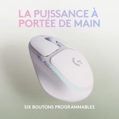 Souris Gamer - Sans fil - Logitech G - G705 - Blanc