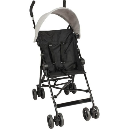 Looping Poussette Canne Fixe avec Canopy | Black Chiné