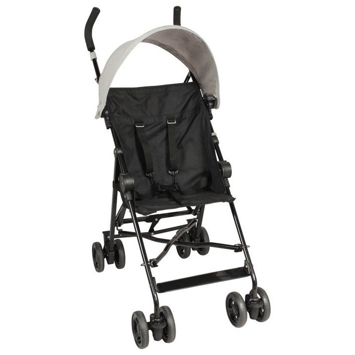 Looping Poussette Canne Fixe avec Canopy | Black Chiné Looping Poussette Canne Fixe avec Canopy | Black Chiné
