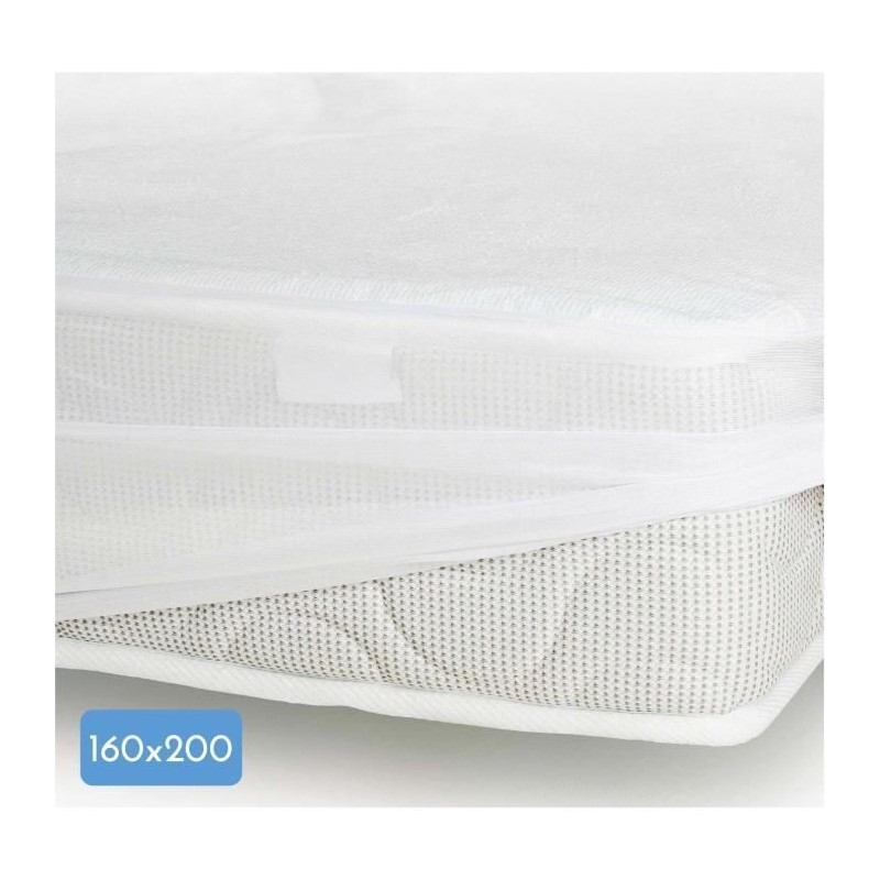 Protege-matelas - 160 x 200 cm x 25 xm - 100% Coton - 170 G/M2 - LOVEL