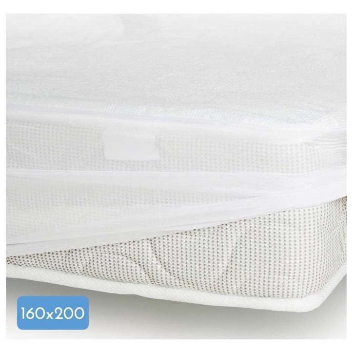 Protege-matelas - 160 x 200 cm x 25 xm - 100% Coton - 170 G/M2 - LOVELY HOME