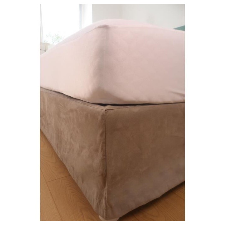 Protege-matelas - 160 x 200 cm x 25 xm - 100% Coton - 170 G/M2 - LOVELY HOME