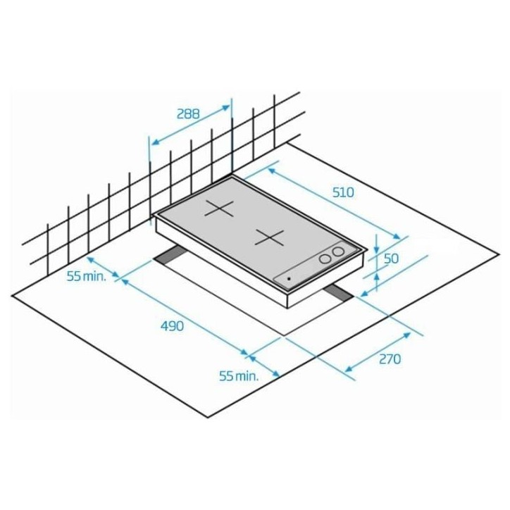 Plaque de cuisson Induction BEKO - 2 feux - L30 cm - HDMI32400DT Plaque de cuisson Induction BEKO - 2 feux - L30 cm - HDMI32400DT