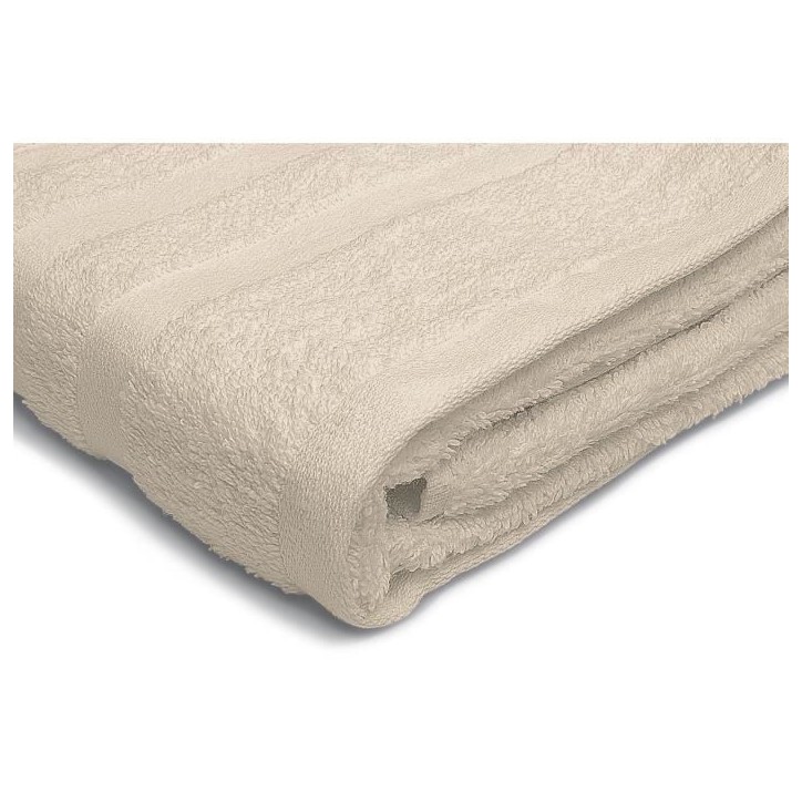 Lot de 3 serviettes - LOVELY HOME - 3 Serviettes 50 x 100 cm - Beige
