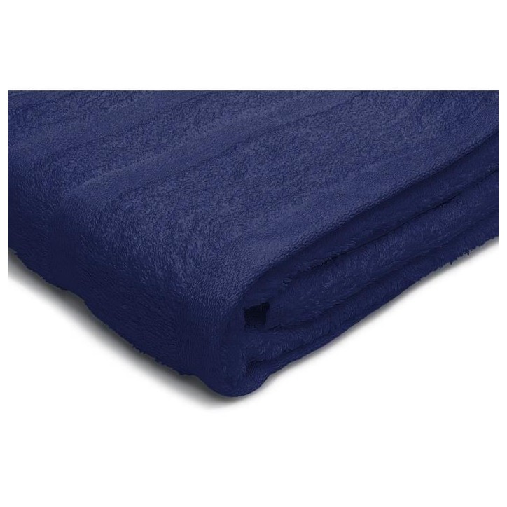 Lot de 3 serviettes - LOVELY HOME - 3 Serviettes 50 x 100 cm - Bleu marine Lot de 3 serviettes - LOVELY HOME - 3 Serviettes 50 x 100 cm - Bleu marine