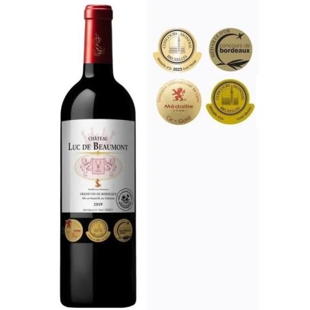 Château Luc de Beaumont 2019 Blaye Côtes de Bordeaux - Vin rouge de