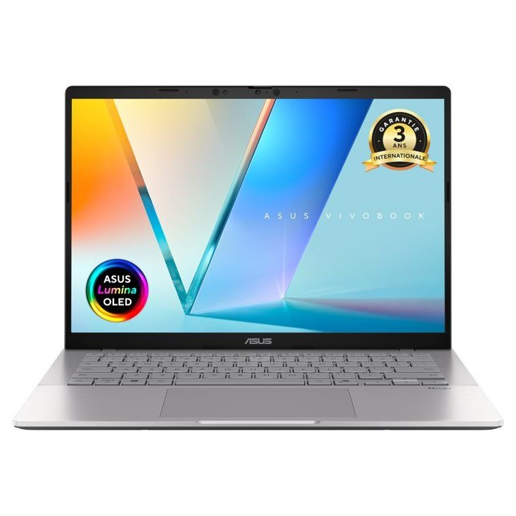PC Portable ASUS VivoBook S14 OLED M3407 : Win 11 - 14.0 WUXGA - AMD Ryzen AI 7 445 - RAM 32Go - 1To SSD