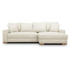 Canapé d'angle convertible réversible - 3 places - MALLO - Tissu vel