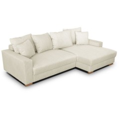 Canapé d'angle convertible réversible - 3 places - MALLO - Tissu vel