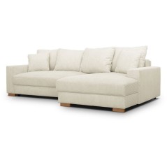 Canapé d'angle convertible réversible - 3 places - MALLO - Tissu vel