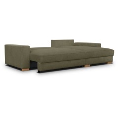 Canapé d'angle convertible réversible - 3 places - MALLO - Tissu vel