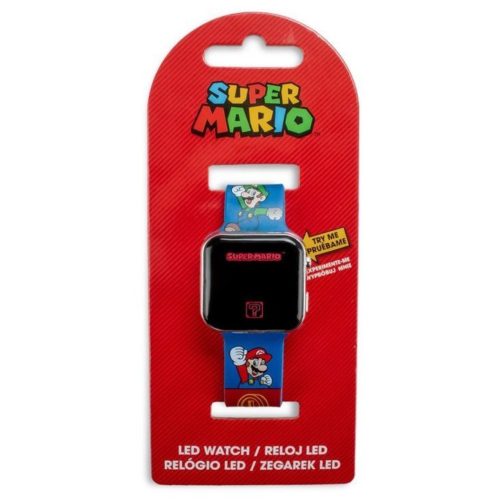 Montre LED - KIDS LICENSING - Super Mario - Des 4 ans Montre LED - KIDS LICENSING - Super Mario - Des 4 ans