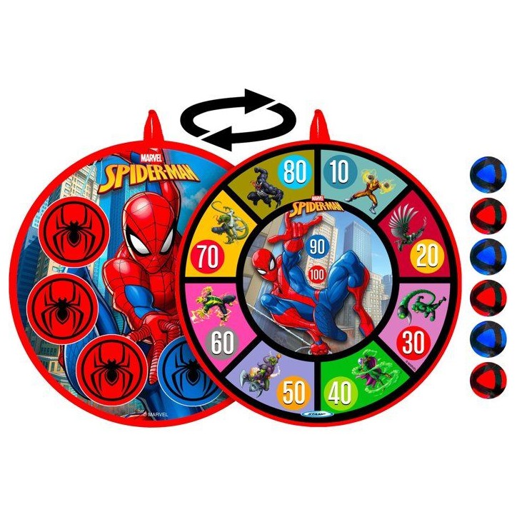 Cible et balles fléchettes - MARVEL - Spider-Man - Scratch - 36 cm Cible et balles fléchettes - MARVEL - Spider-Man - Scratch - 36 cm
