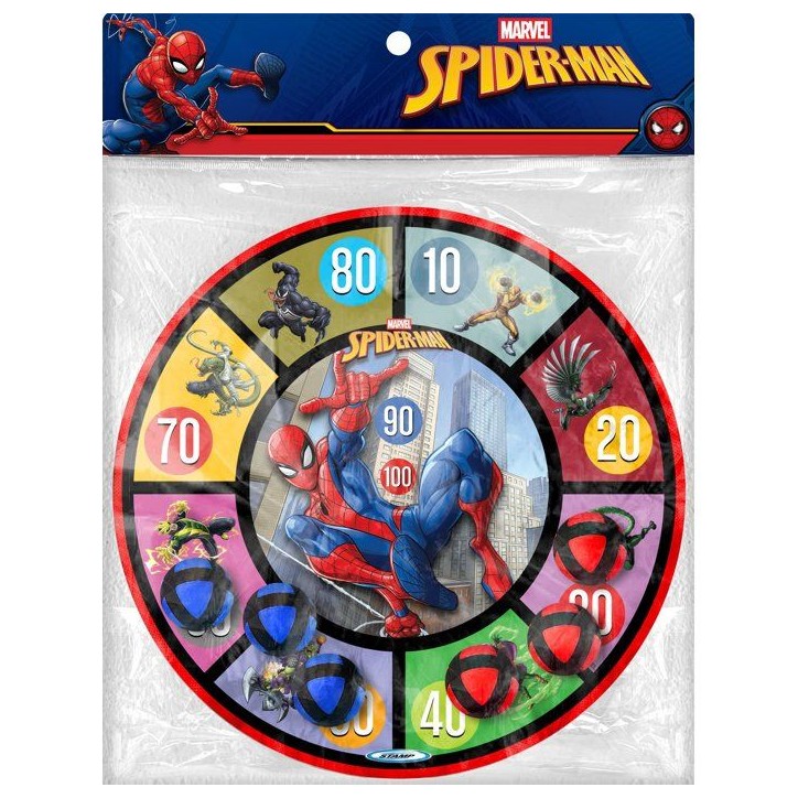 Cible et balles fléchettes - MARVEL - Spider-Man - Scratch - 36 cm Cible et balles fléchettes - MARVEL - Spider-Man - Scratch - 36 cm