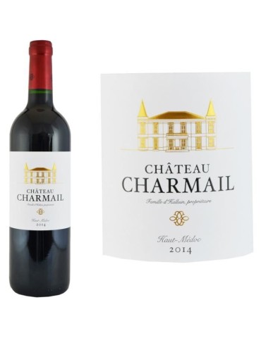 Château Charmail 2014 Cru Bourgeois - AOC Haut-Médoc - Vin rouge de Bordeaux - 1 bouteille 0.75 cl