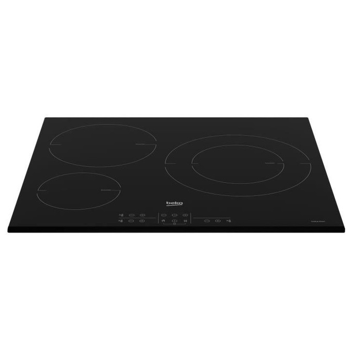 Plaque de cuisson induction BEKO - 3 feux - 58x51 cm - HII63200MTB Plaque de cuisson induction BEKO - 3 feux - 58x51 cm - HII63200MTB