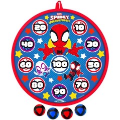 Cible et balles fléchettes - MARVEL - Spidey - Scratch - 28 cm
