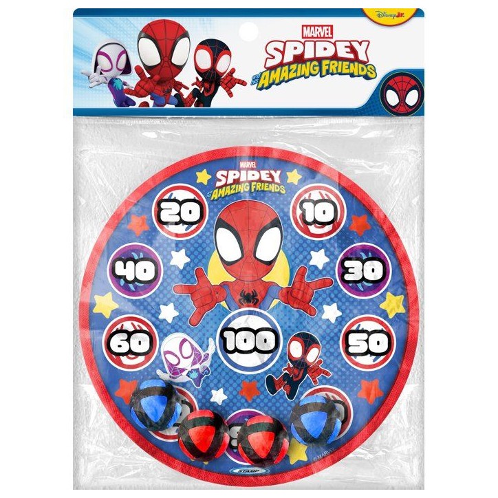 Cible et balles fléchettes - MARVEL - Spidey - Scratch - 28 cm Cible et balles fléchettes - MARVEL - Spidey - Scratch - 28 cm