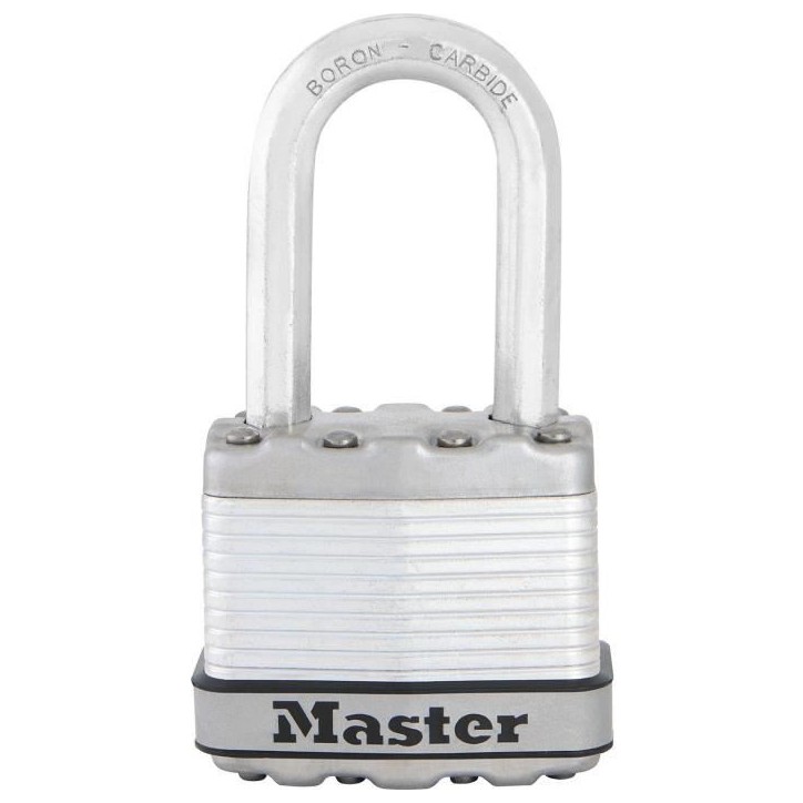 Cadenas Haute Sécurité - MASTER LOCK - M1EURDLFCC - A Clé - Acier Laminé - Extérieur - Anse M