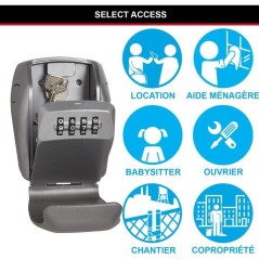 Boite a clés sécurisée - MASTER LOCK - 5415EURD - Produit certifié