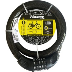 Antivol câble vélo - MASTER LOCK - Serrure a combinaison