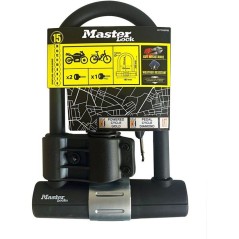 Antivol en U vélo - MASTER LOCK - Haute résistance - Support univers