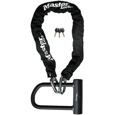 Antivol chaîne vélo - MASTER LOCK - Haute résistance - Mini antivol