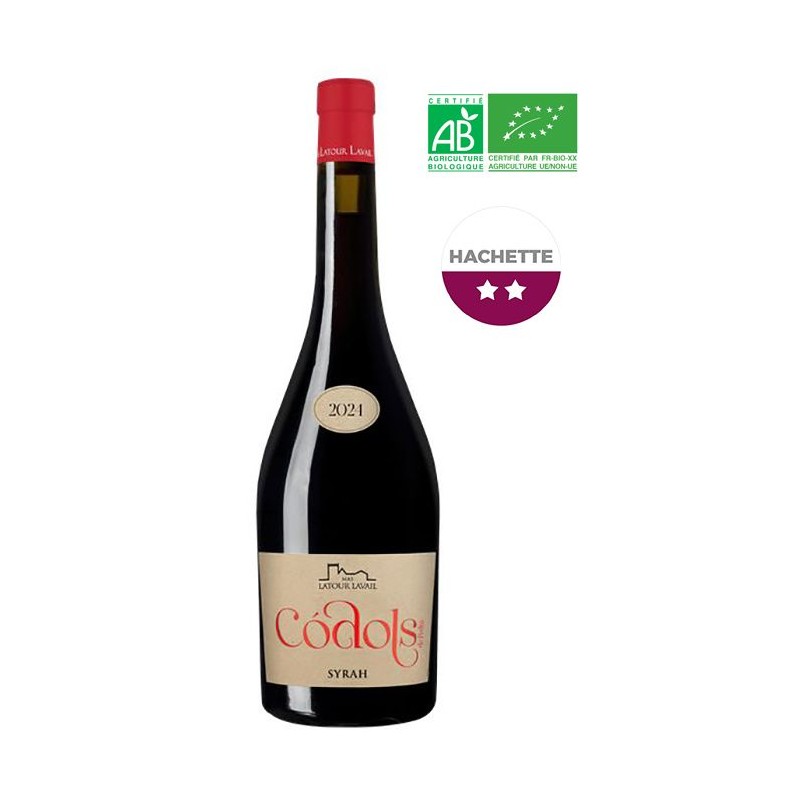 Mas Latour Lavail Codols de Pedra 2024 Pays d'Oc Syrah - Vin rouge de