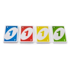 Uno Classique Clipstrip - Jeu de Cartes Famille - Avec cartes Joker personnalisables - Mattel Games - BGY49 - 7 ans et +