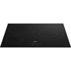 Plaque a induction - BEKO - 3 foyers - 60 cm - Noir - HII63405MT