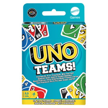 Jeu de carte - MATTEL - UNO Teams - Multicolore - 2 joueurs ou plus -