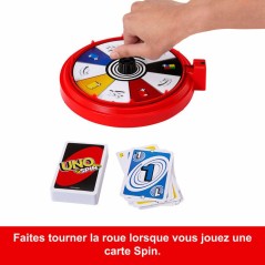 Jeu de cartes - MATTEL GAMES - UNO Wizz - Roue interactive - a partir