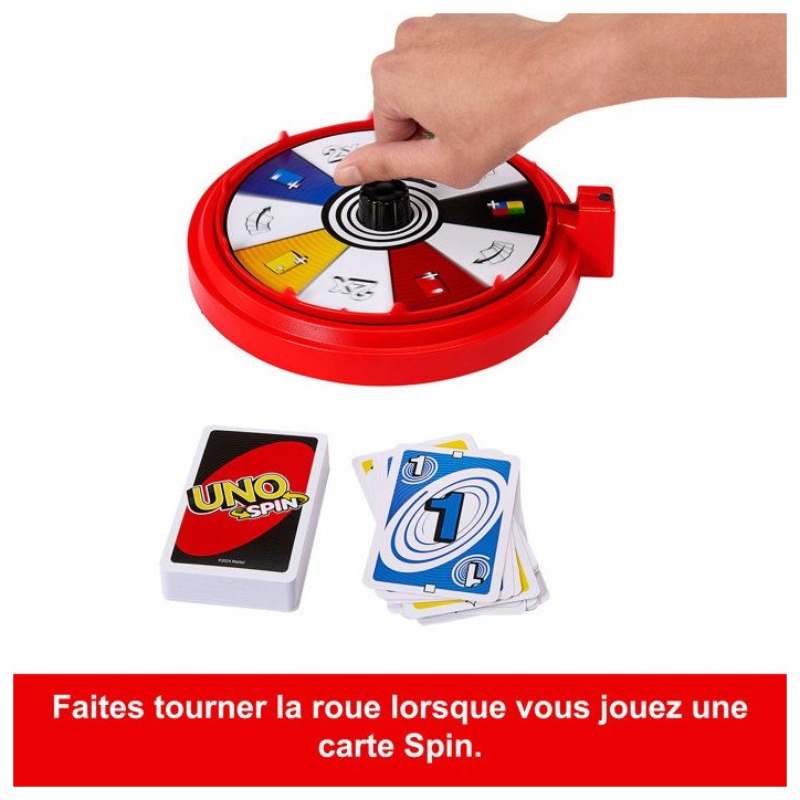 Jeu de cartes - MATTEL GAMES - UNO Wizz - Roue interactive - a partir de 7 ans - Mixte Jeu de cartes - MATTEL GAMES - UNO Wizz - Roue interactive - a partir de 7 ans - Mixte