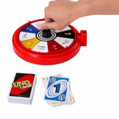 Jeu de cartes - MATTEL GAMES - UNO Wizz - Roue interactive - a partir