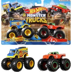 Hot Wheels - Coffret 2 véhicules Monster Truck Double Démolition - P