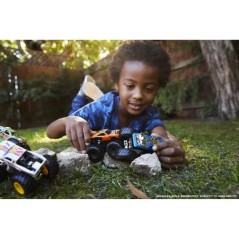 Hot Wheels - Coffret 2 véhicules Monster Truck Double Démolition - Petites Voitures - 3 ans et + FYJ64
