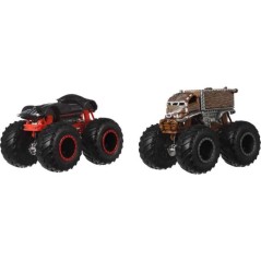 Hot Wheels - Coffret 2 véhicules Monster Truck Double Démolition - P