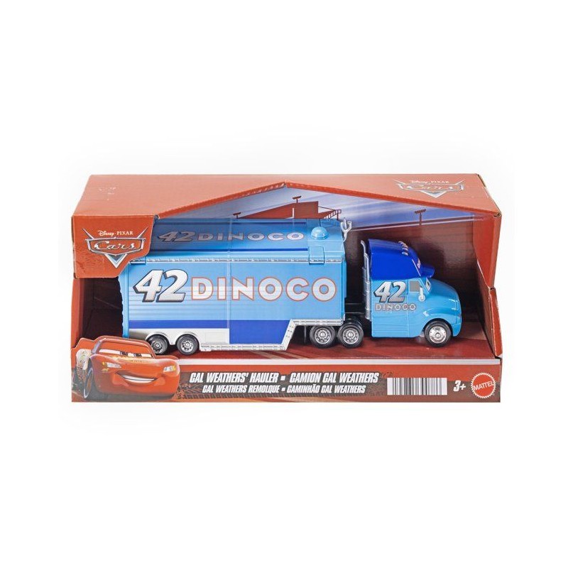 Disney Pixar-Cars-Assortiment de transporteurs avec rampe extensible
