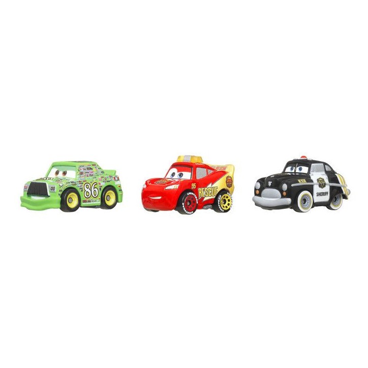 Cars Disney Pixar - Pack de 3 Mini Véhicules (modele aléatoire) - Petite Voiture - 3 ans et + - Disney Pixar Cars - GKG01 Cars Disney Pixar - Pack de 3 Mini Véhicules (modele aléatoire) - Petite Voiture - 3 ans et + - Disney Pixar Cars - GKG01